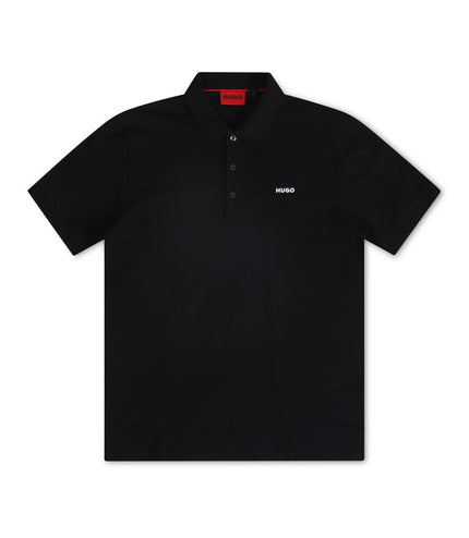 HUGO SLIM FIT DINOS POLO - BLACK HUGO