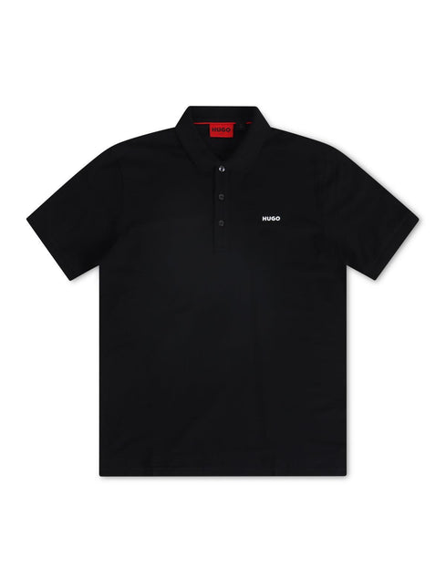 HUGO SLIM FIT DINOS POLO - BLACK HUGO