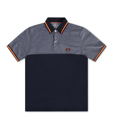 PSYCHO BUNNY SYRACUSE SPORT POLO - NAVY PSYCHO BUNNY