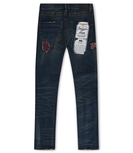 SMUGGLERS MOON INDIGO JEANS - INDIGO SMUGGLERS MOON