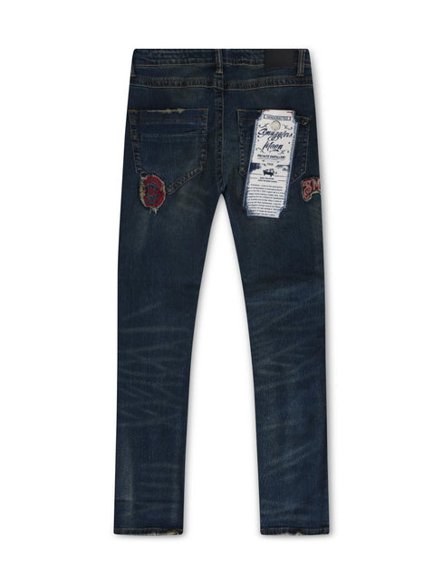 SMUGGLERS MOON INDIGO JEANS - INDIGO SMUGGLERS MOON