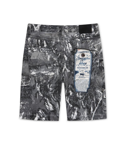 SMUGGLERS MOON WOVEN BOTTOM - BLACK CAMO SMUGGLERS MOON