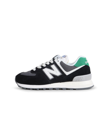 NEW BALANCE WMNS 574 - BLACK/PINE NEW BALANCE