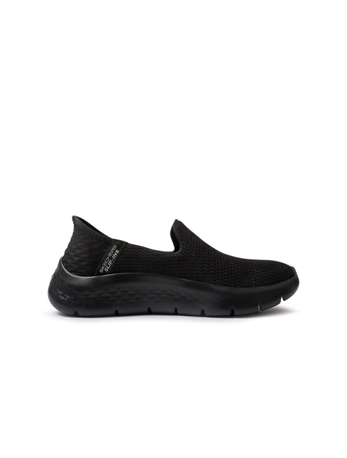 Skechers Womens Walk Flex Shoes - Black - denim exchange