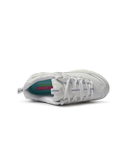 Skechers Womens D'Lites Fresh Start Shoes - White