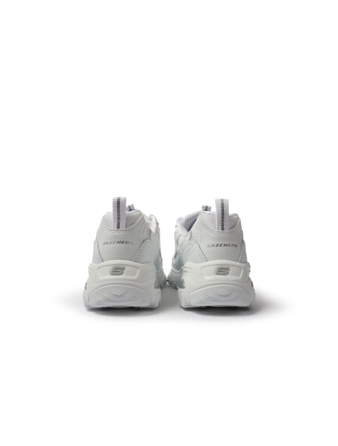 Skechers Womens D'Lites Fresh Start Shoes - White - denim exchange