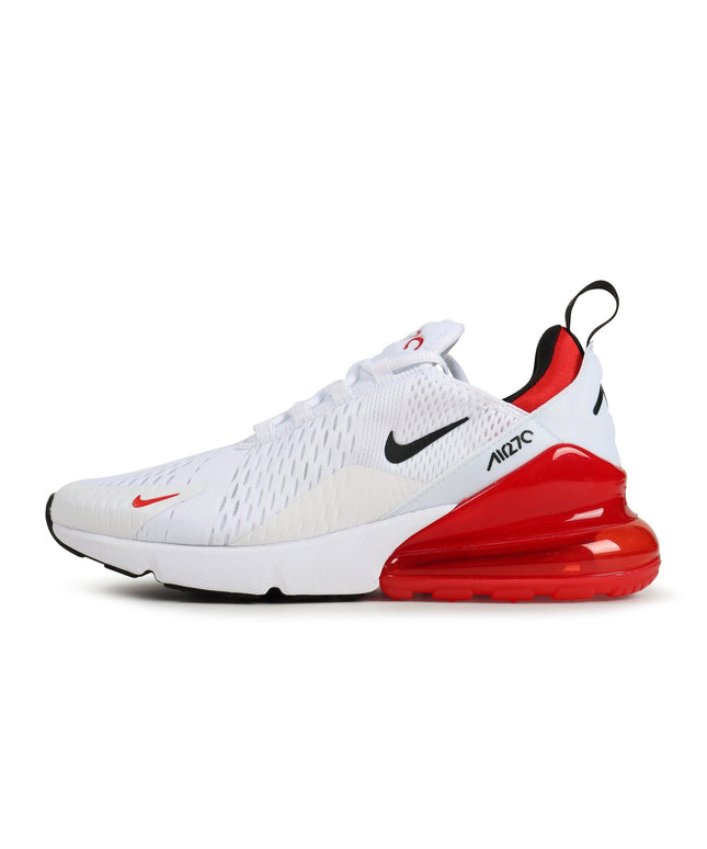 NIKE MENS AIR MAX 270 - WHITE/RED NIKE