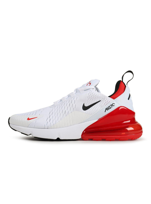 NIKE MENS AIR MAX 270 - WHITE/RED NIKE