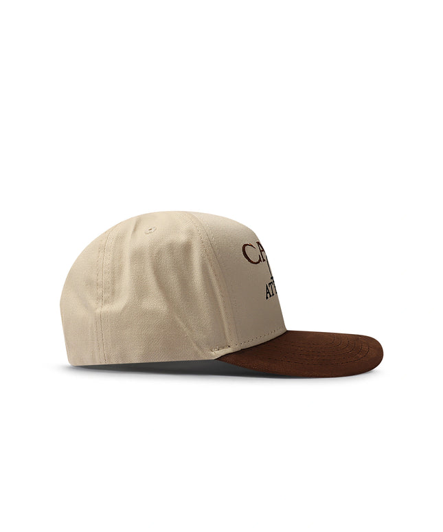 Carte Blanche The Suede Athletic Club Snapback - Cream
