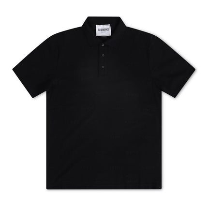 ICEBERG POLO T-SHIRT - BLACK ICEBERG