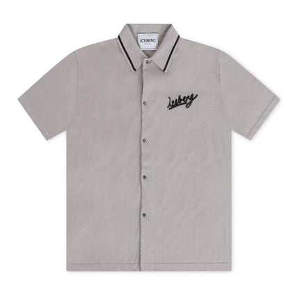 ICEBERG KNITTED POLO SHIRT - BEIGE ICEBERG