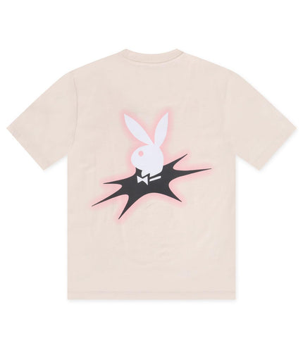 HOMME FEMME ICON TEE - CREAM/PINK HOMME FEMME