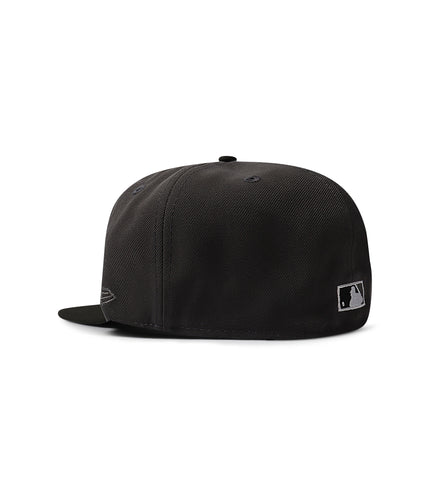 New Era 5950 Dodgers 40th Anniversary Patch Hat - Charcoal
