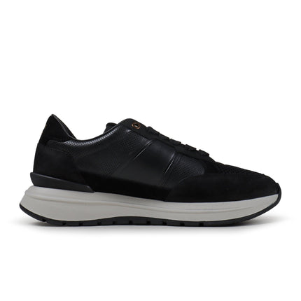 HUGO BOSS MENS JACE RUNN SHOES - BLACK HUGO BOSS