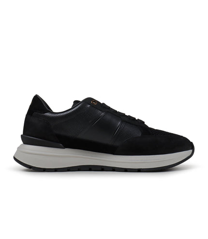 HUGO BOSS MENS JACE RUNN SHOES - BLACK HUGO BOSS