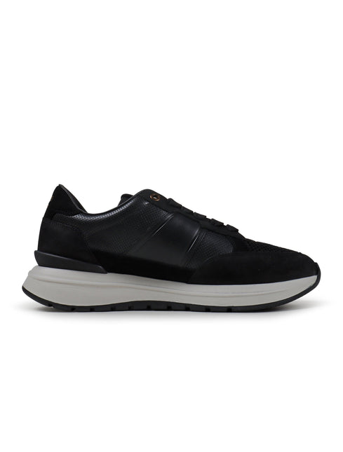 HUGO BOSS MENS JACE RUNN SHOES - BLACK HUGO BOSS