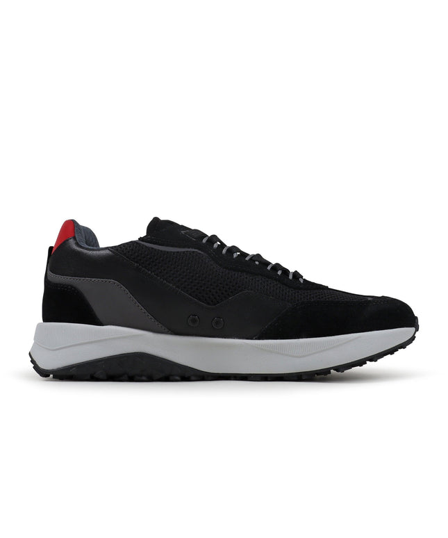 HUGO BOSS MENS KANE SHOES - BLACK HUGO BOSS