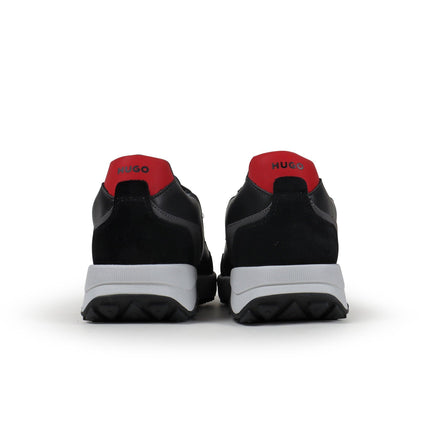 HUGO BOSS MENS KANE SHOES - BLACK HUGO BOSS