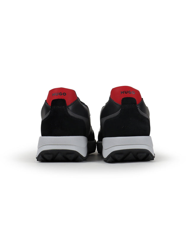 HUGO BOSS MENS KANE SHOES - BLACK HUGO BOSS