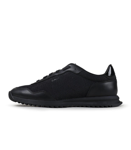 HUGO BOSS MENS ZAYN SHOES - BLACK HUGO BOSS