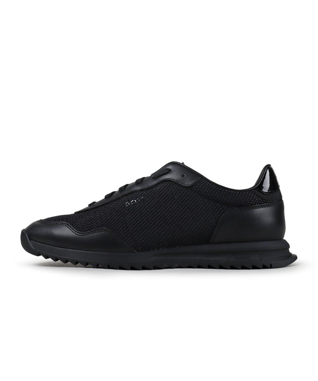 HUGO BOSS MENS ZAYN SHOES - BLACK HUGO BOSS