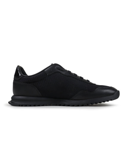 HUGO BOSS MENS ZAYN SHOES - BLACK HUGO BOSS