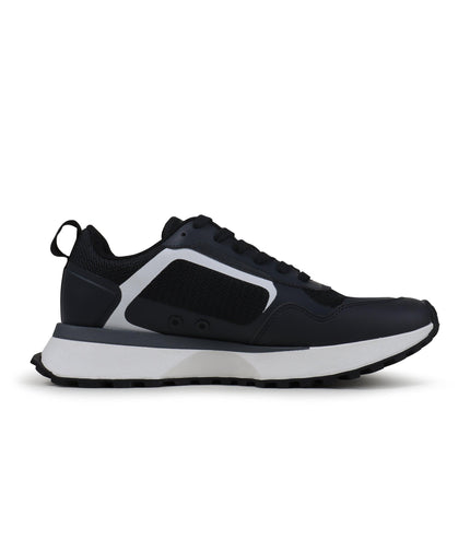 HUGO BOSS MENS JONAH RUNN SHOES - NAVY HUGO BOSS