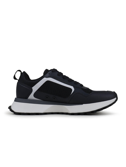 HUGO BOSS MENS JONAH RUNN SHOES - NAVY HUGO BOSS