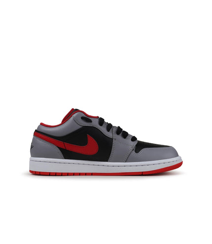 AIR JORDAN BIG KIDS 1 LOW - BLACK CEMENT RED AIR JORDAN