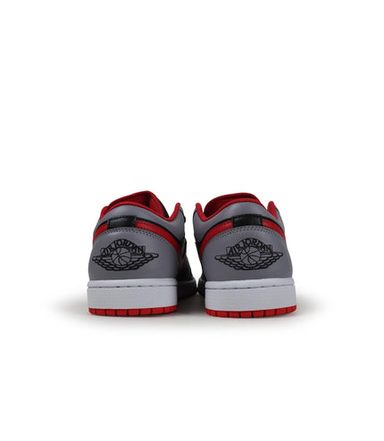 AIR JORDAN BIG KIDS 1 LOW - BLACK CEMENT RED AIR JORDAN