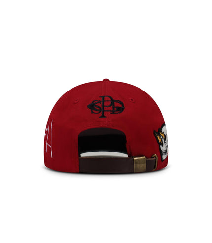 GODSPEED CAPTAINS CREW DAD HAT - RED GODSPEED