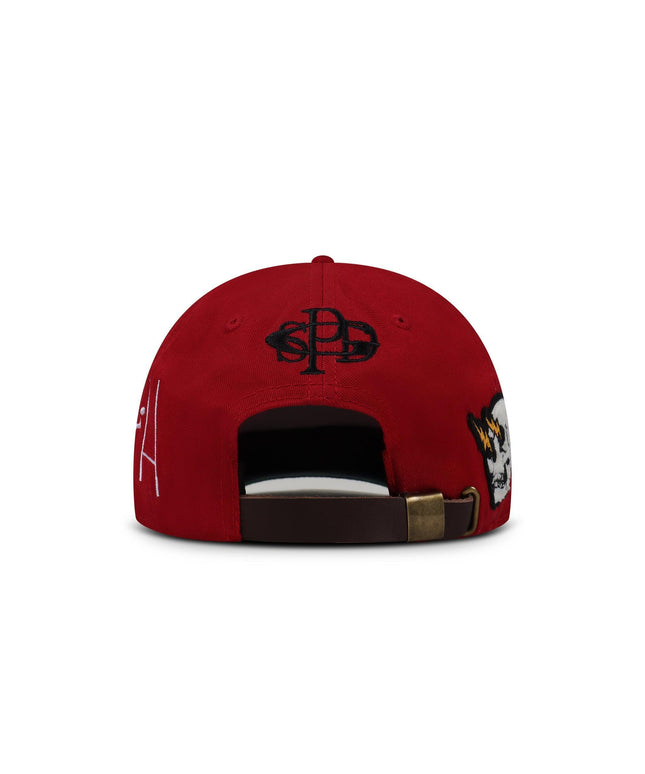 GODSPEED CAPTAINS CREW DAD HAT - RED GODSPEED