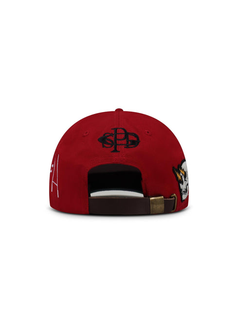 GODSPEED CAPTAINS CREW DAD HAT - RED GODSPEED