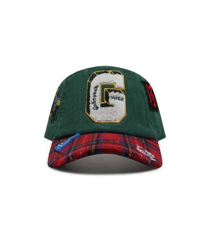 GODSPEED RUGBY PATCHWORK HAT - GREEN GODSPEED