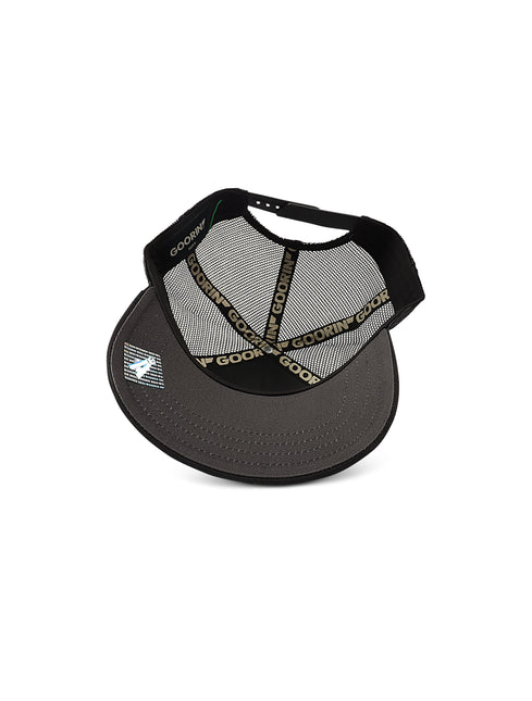 Goorin Bros Panther Trucker Hat - Black - denim exchange