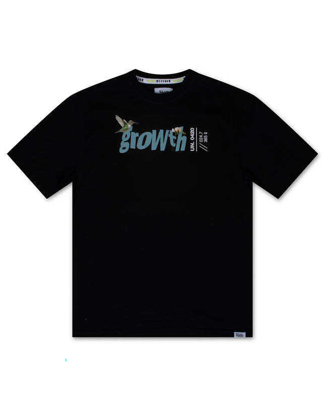UNDERRATED FUTURE GROWTH TEE - BLACK UNDERRATED