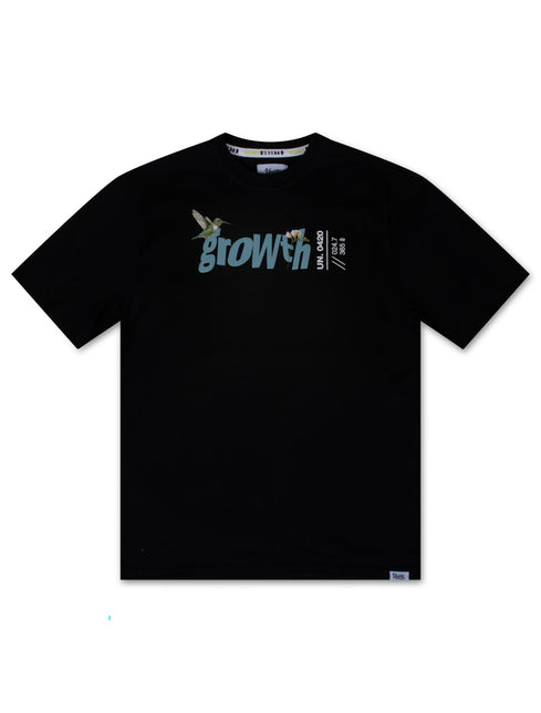 UNDERRATED FUTURE GROWTH TEE - BLACK UNDERRATED