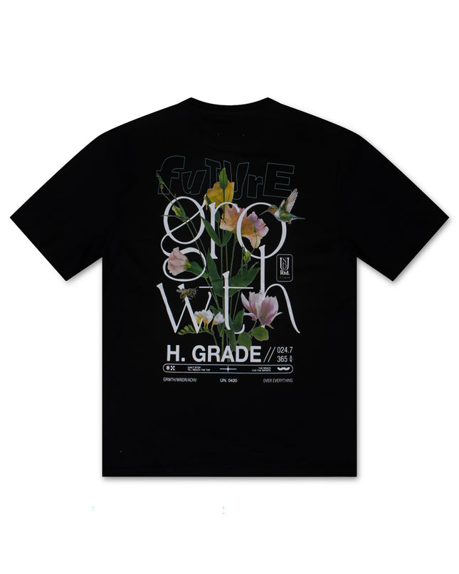 UNDERRATED FUTURE GROWTH TEE - BLACK UNDERRATED