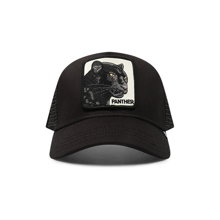 Goorin Bros The Panther Trucker Hat - Black - denim exchange