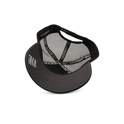 Goorin Bros The Panther Trucker Hat - Black - denim exchange