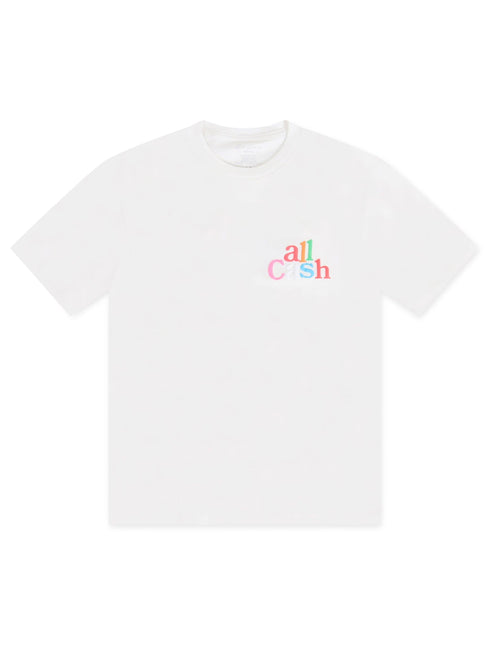 ALL CASH HOLD BANDS TEE - WHITE ALL CASH