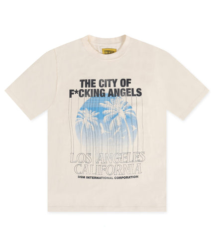 DIET STARTS MONDAY CITY OF ANGELS TEE - ANTIQUE WHITE DIETSTARTSMONDAY