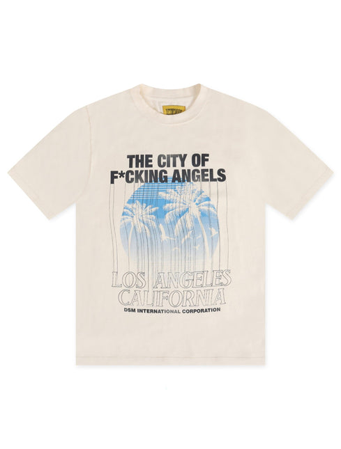 DIET STARTS MONDAY CITY OF ANGELS TEE - ANTIQUE WHITE DIETSTARTSMONDAY