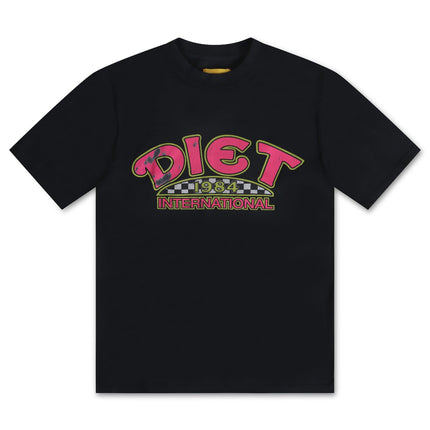 DIET STARTS MONDAY  INTERNATIONAL TEE - VINTAGE BLACK DIETSTARTSMONDAY