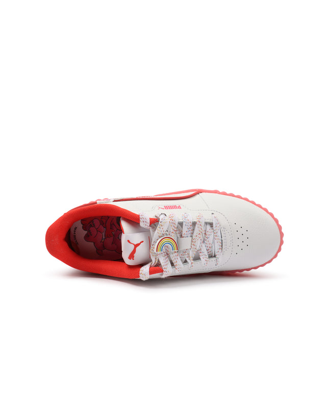 Puma Womens Carina 3.0 Care Bear SS - White/Red