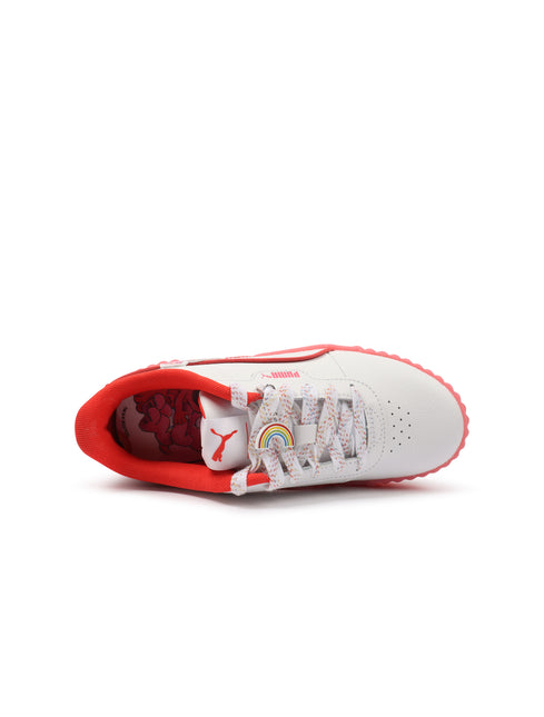 Puma Womens Carina 3.0 Care Bear SS - White/Red
