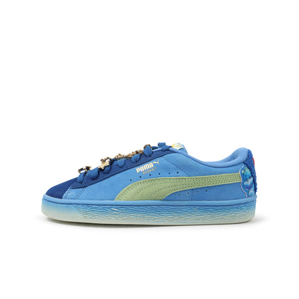 Puma Womens Basket Grumpy Grouchy - Blue/Green