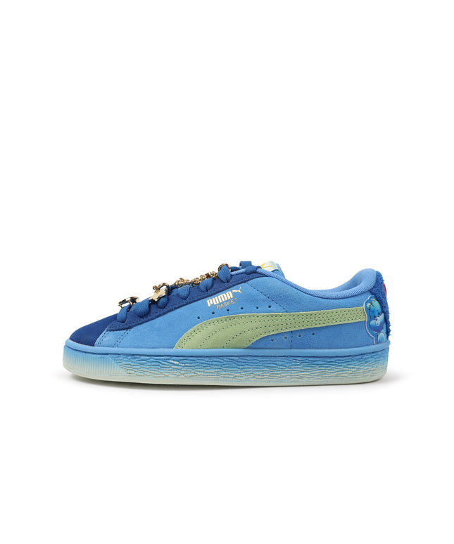 Puma Womens Basket Grumpy Grouchy - Blue/Green