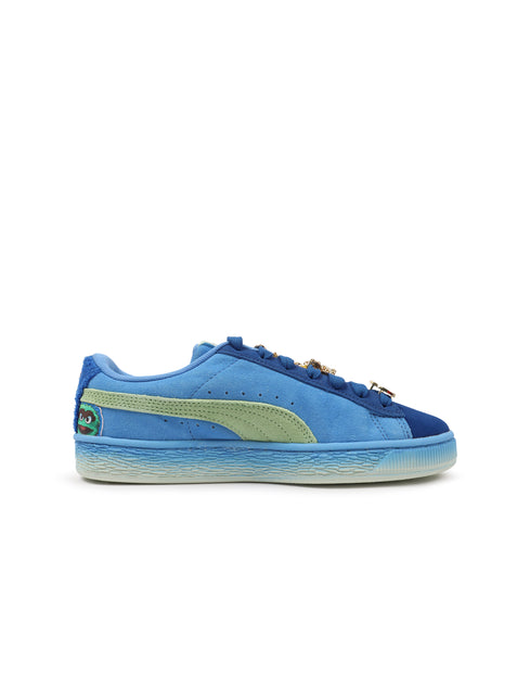 Puma Womens Basket Grumpy Grouchy - Blue/Green