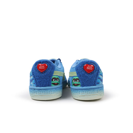 Puma Womens Basket Grumpy Grouchy - Blue/Green